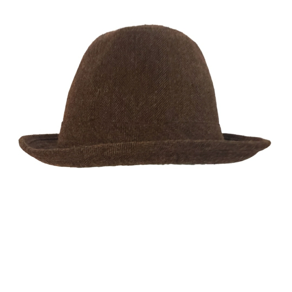 Woolrich Brown Fedora Hat SZ LG